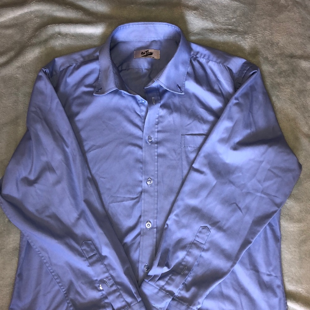 blue dress shirt